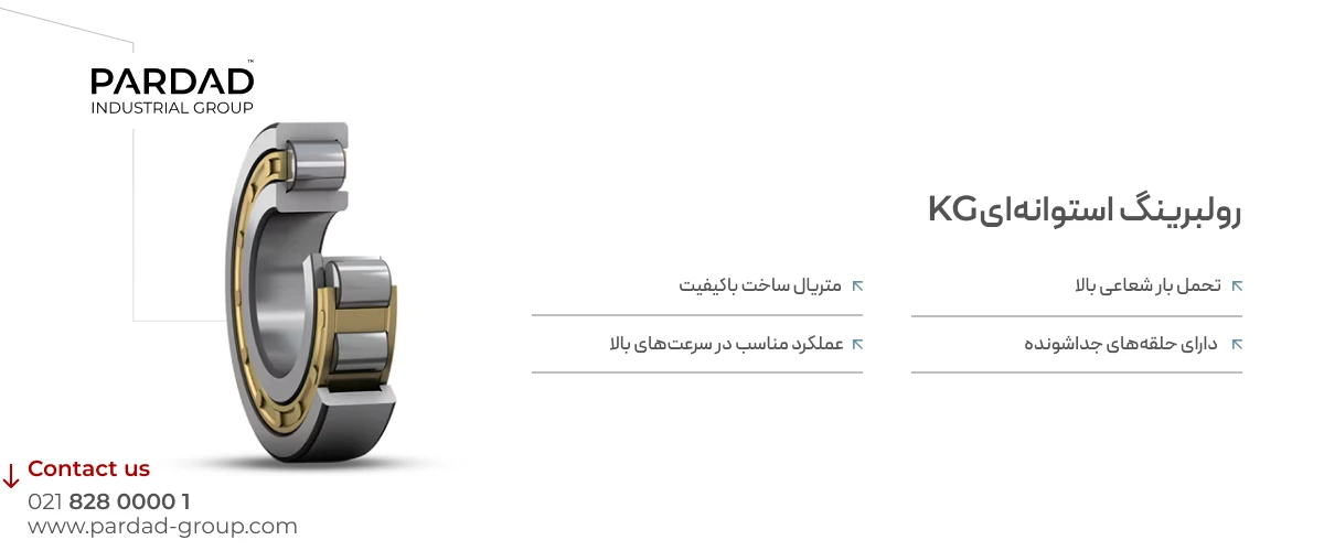 اینفوگرافیک رولبرینگ استوانهای kg